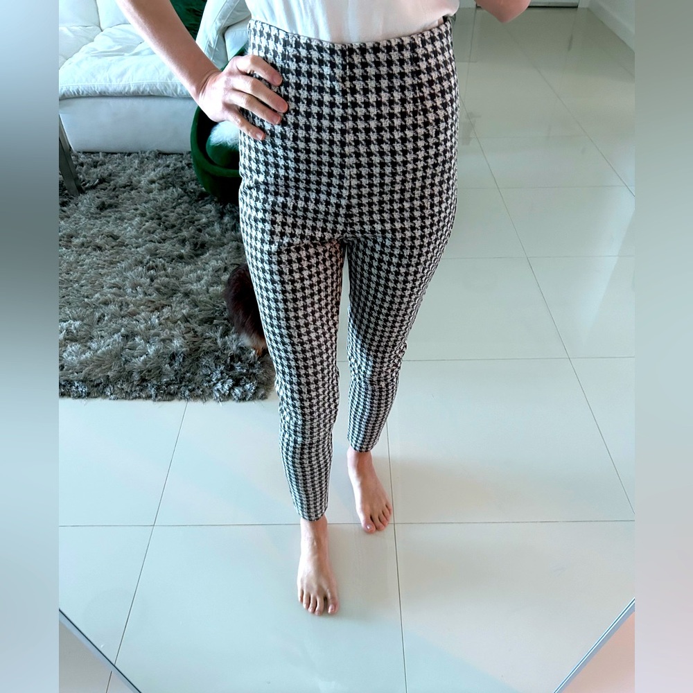 Zara Houndstooth Trouser